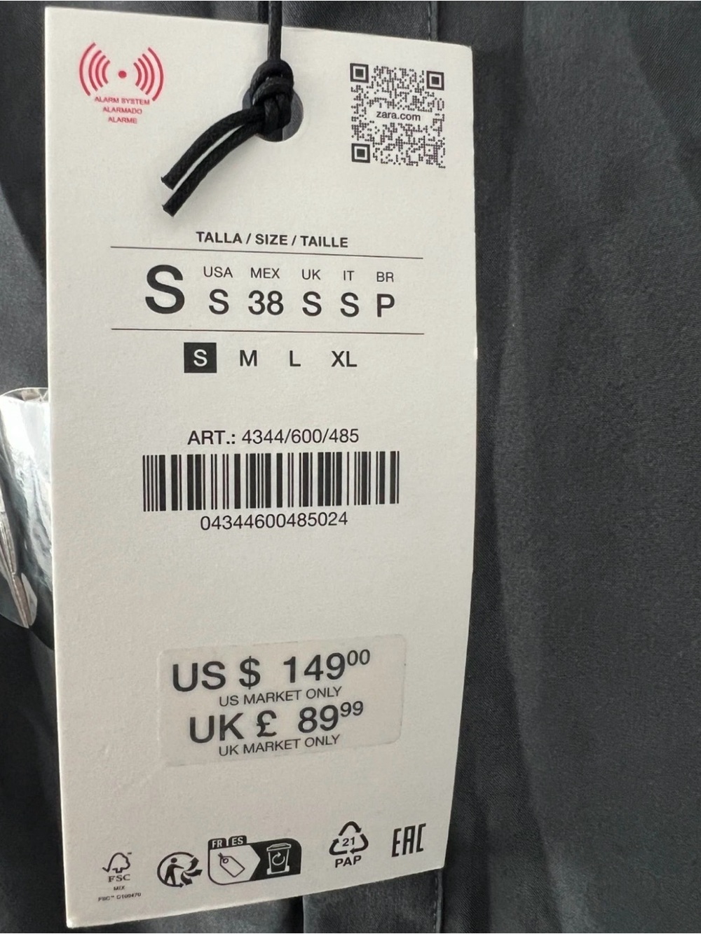 Zara x Ludovic de Saint Sernin Silk shirt. - Picture 3 of 8